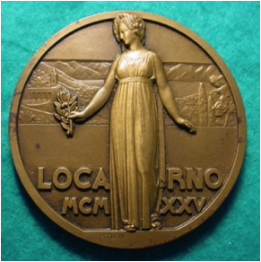 Description: Pierre Turin Locarno medal