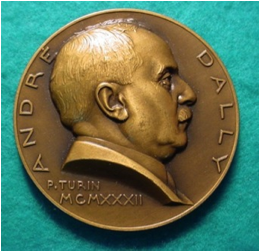 Description: Pierre Turin Andre Dally medal