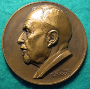 Description: Pierre Turin Gabriel Hanotaux medal