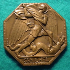 Description: Pierre Turin Saint Michel medal