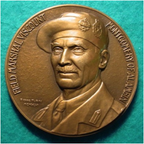 Description: Pierre Turin Bernard Viscount Montgomery medal