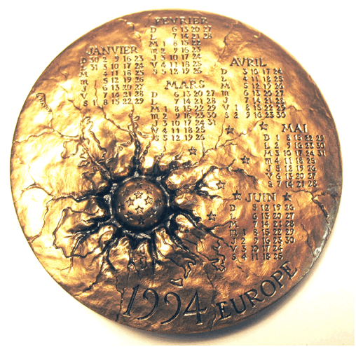 MED13209 - Medal Calendar 1996 Cravelle - Octopus By Jasselbergs